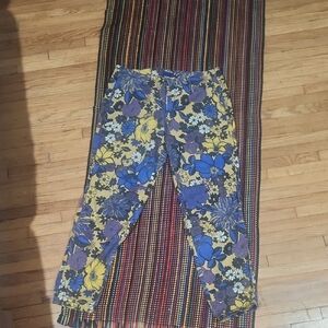 Floral Patterned Pants